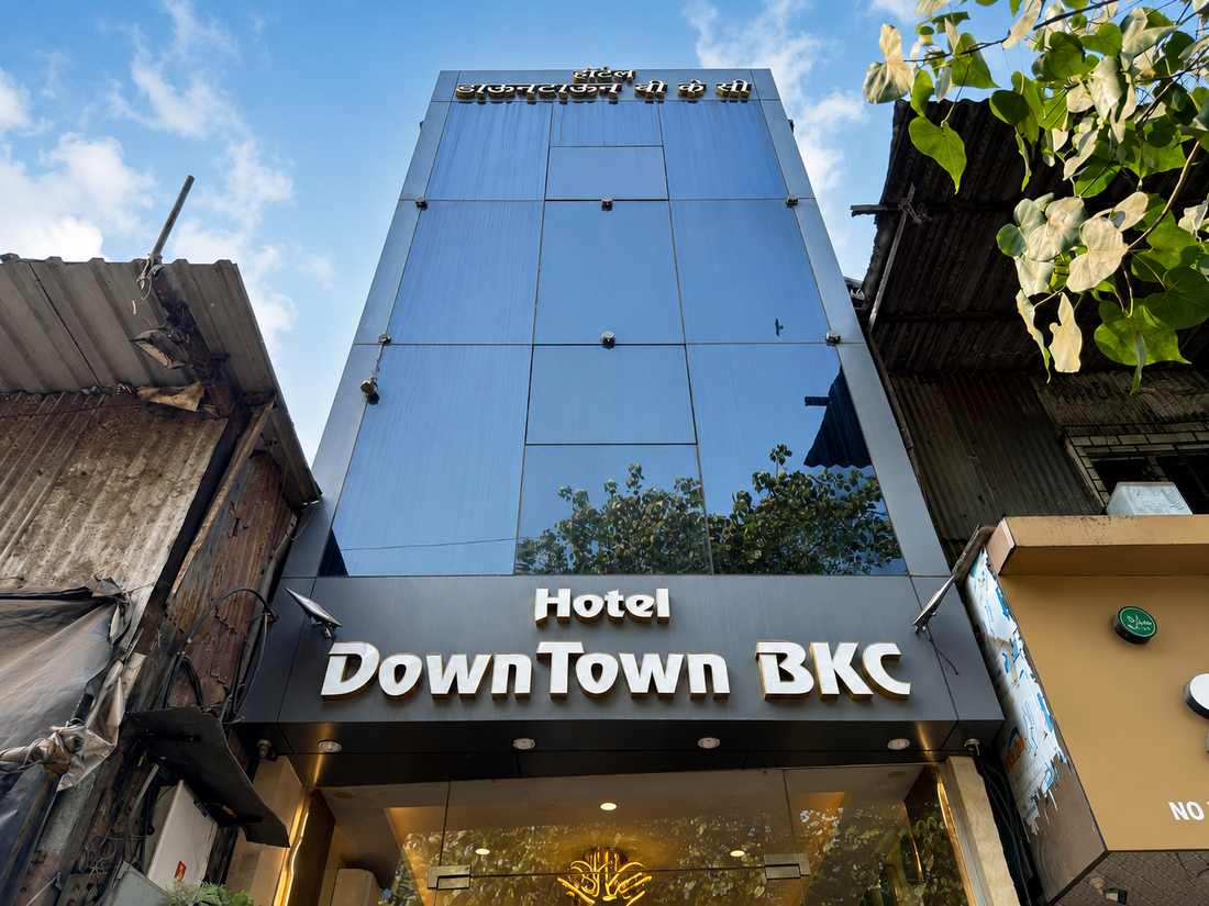 Hotel Downtown BKC exterior, opposite Equinox Business Park, Kurla, Mumbai
